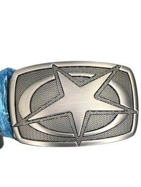 Star & Circle Buckle By Hot Topic, New With Tags, Silver Alloy